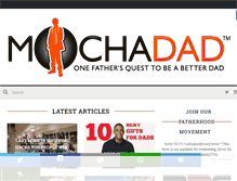 Tablet Screenshot of mochadad.com